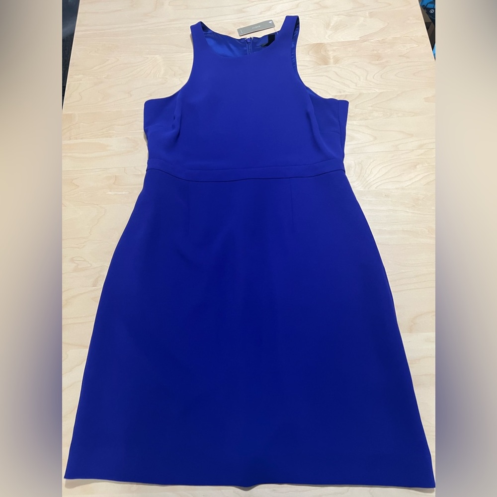 J. CREW CUT AWAY STYLE DRESS 07078  BYZANTINE PURPLE SIZE 12, NWT